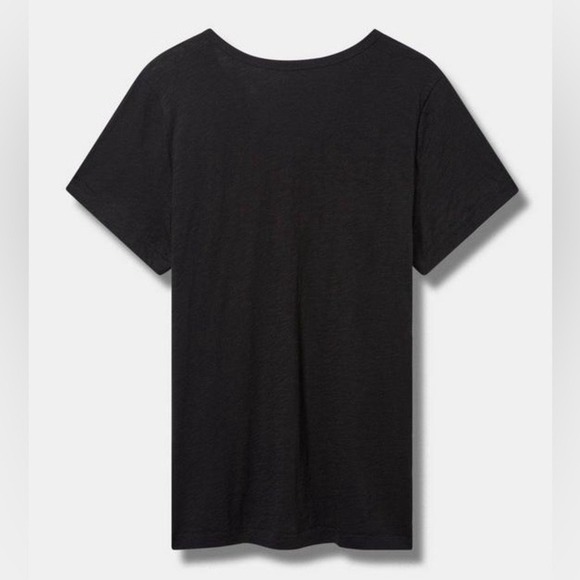 NWT Torrid Moto Embroidered Classic Fit Slub Notch Neck Tee 2X - Picture 3 of 11